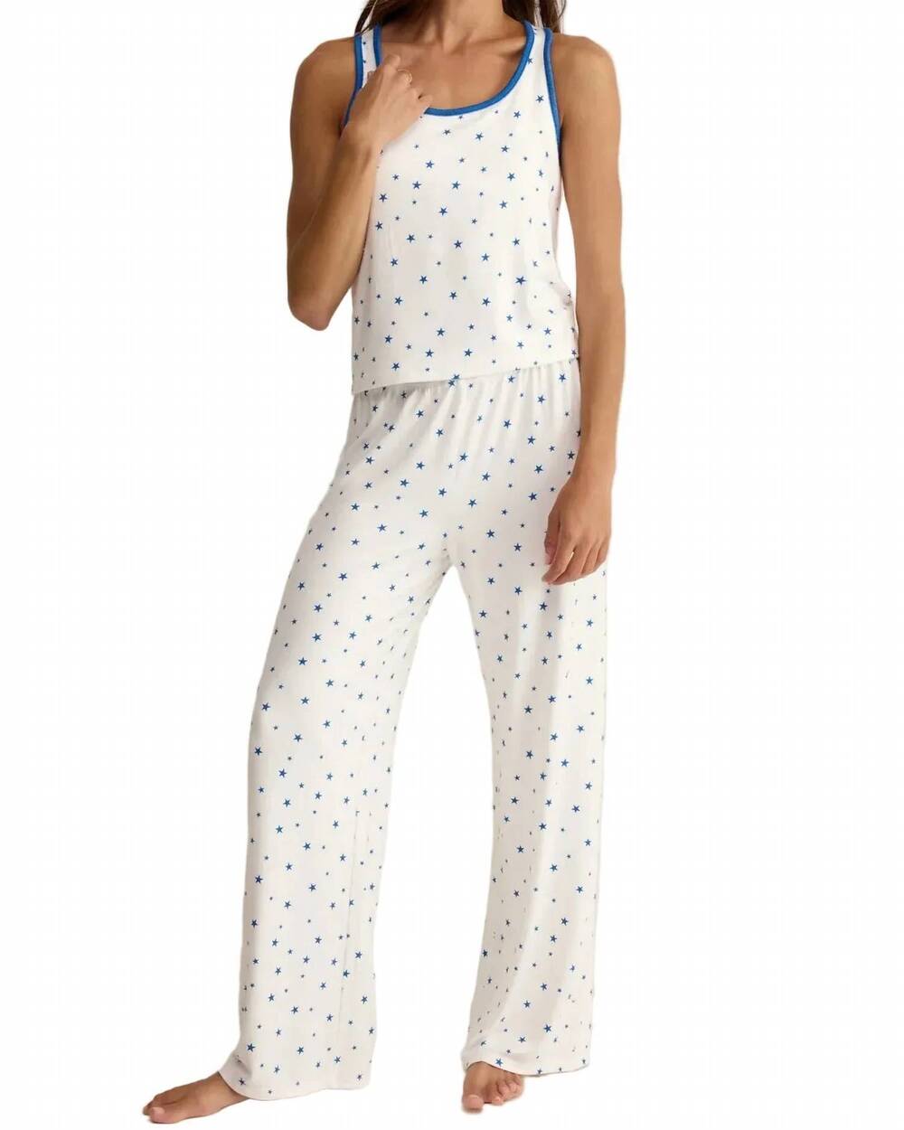 NEW Z SUPPLY luxe star pant in white